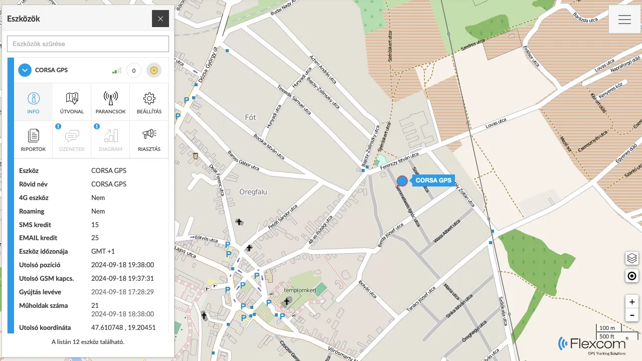 Récupération des informations de l