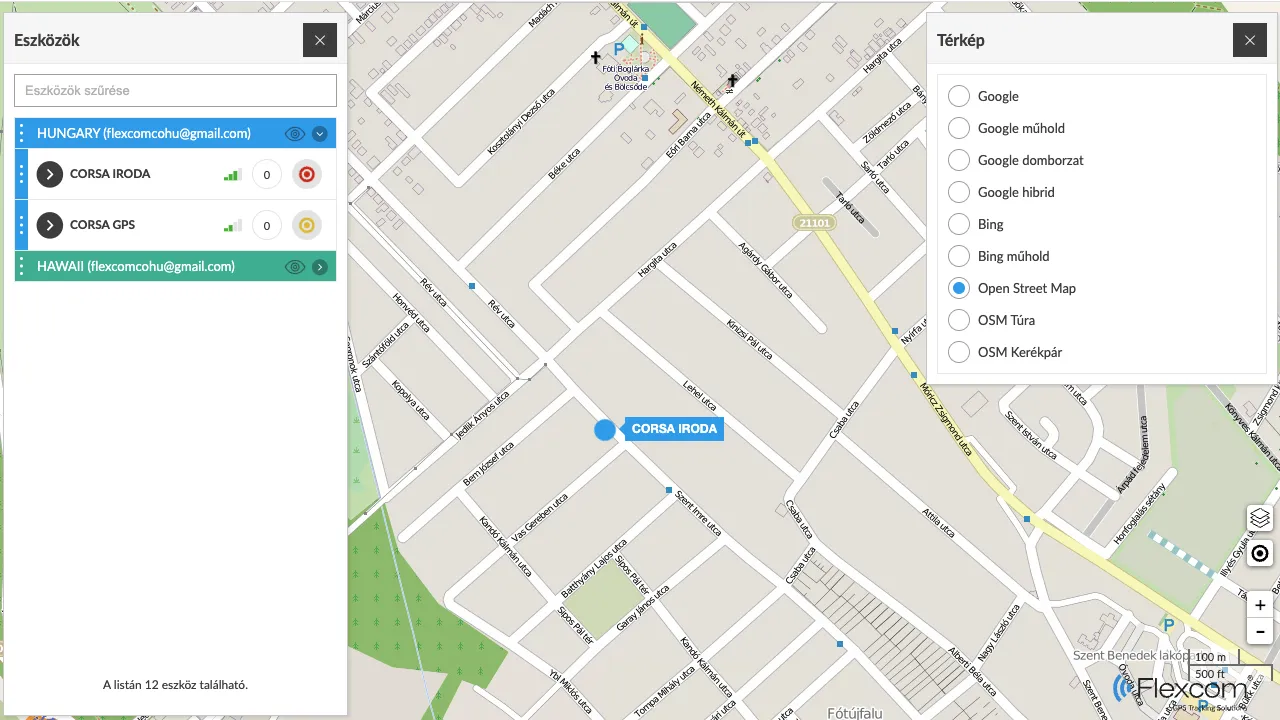 Utilisation de la carte